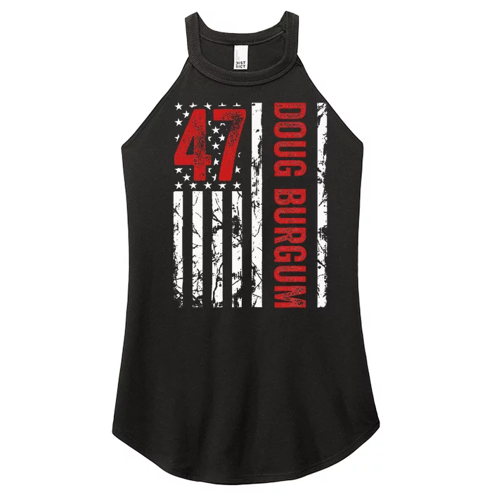 Doug Burgum 47th President 2024 Election Women’s Perfect Tri Rocker Tank