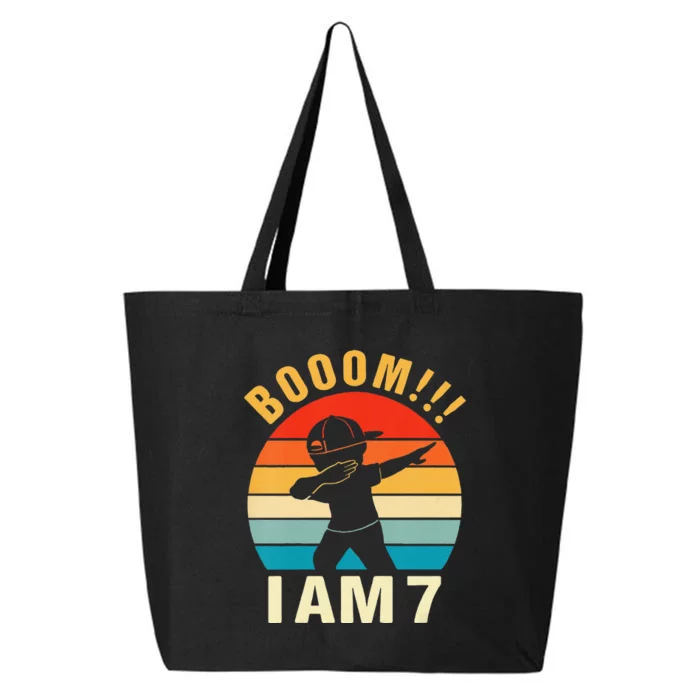 Dabbing Birthday 7 Years Old Birthday Outfit 25L Jumbo Tote