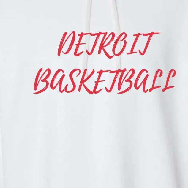 Detroit Basketball Garment-Dyed Fleece Hoodie