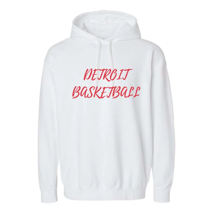 Detroit Basketball Garment-Dyed Fleece Hoodie