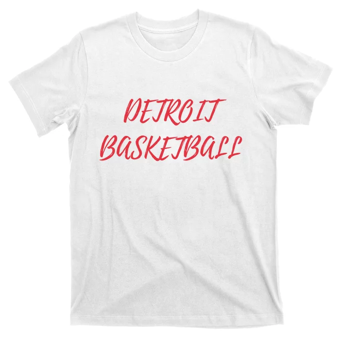 Detroit Basketball T-Shirt