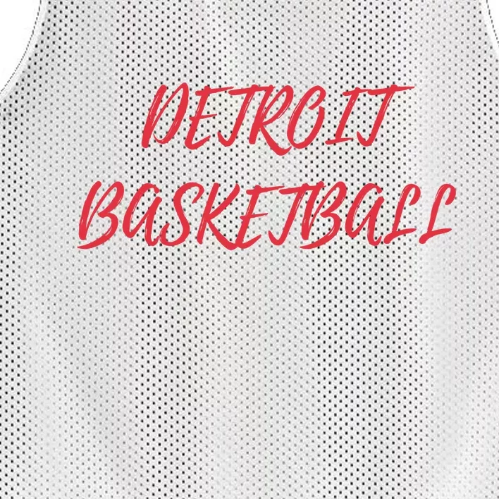 Detroit Basketball Mesh Reversible Basketball Jersey Tank