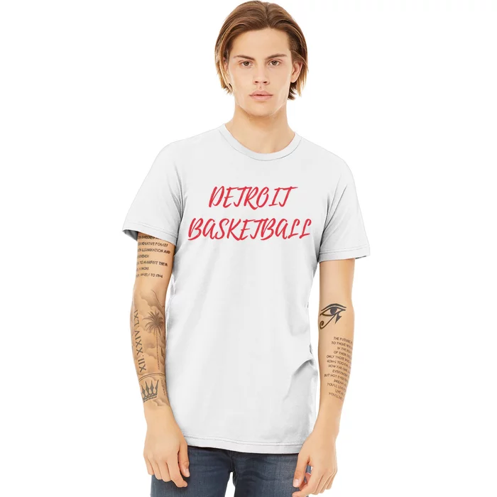 Detroit Basketball Premium T-Shirt