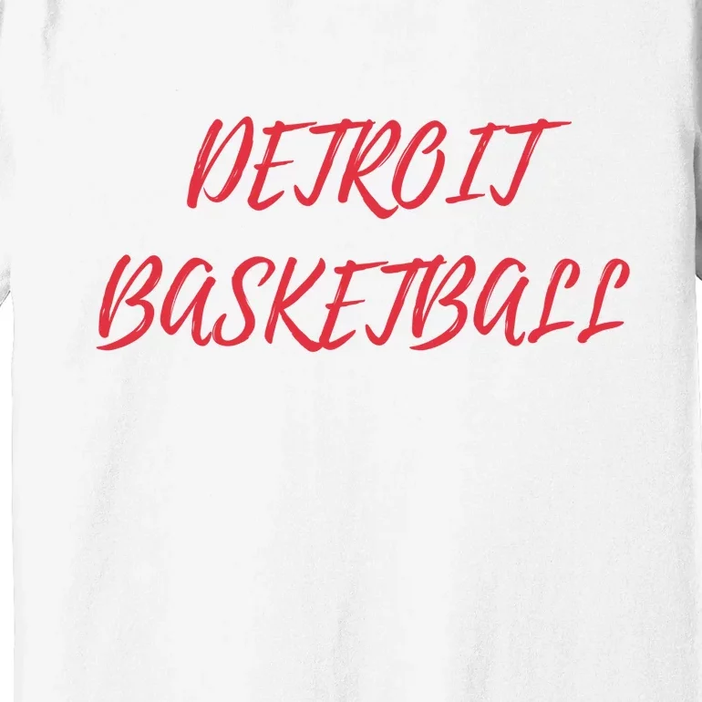 Detroit Basketball Premium T-Shirt