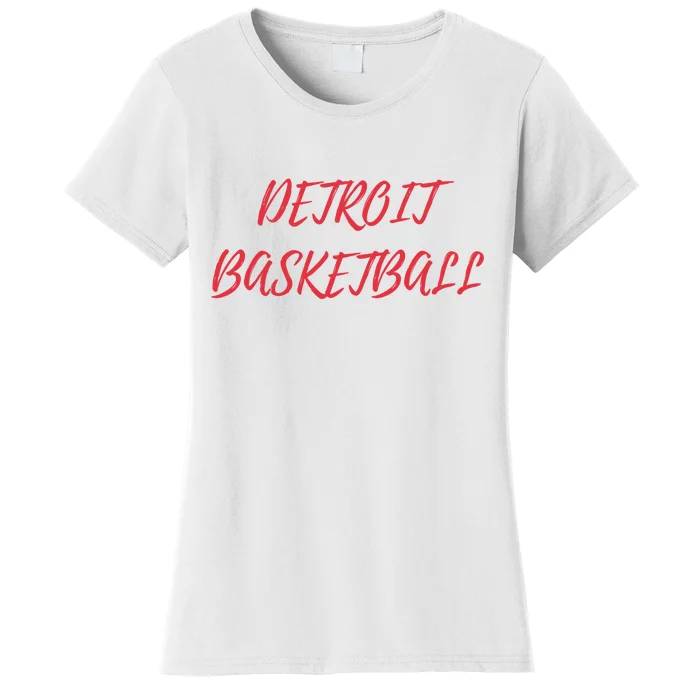 Detroit Basketball Women's T-Shirt