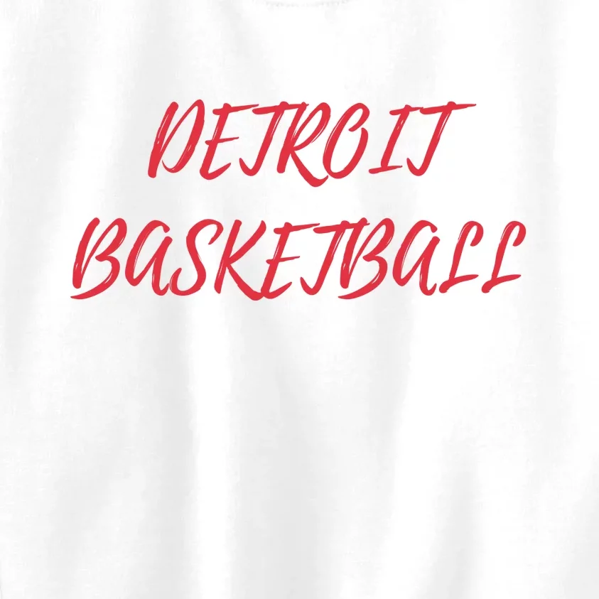 Detroit Basketball Kids Sweatshirt