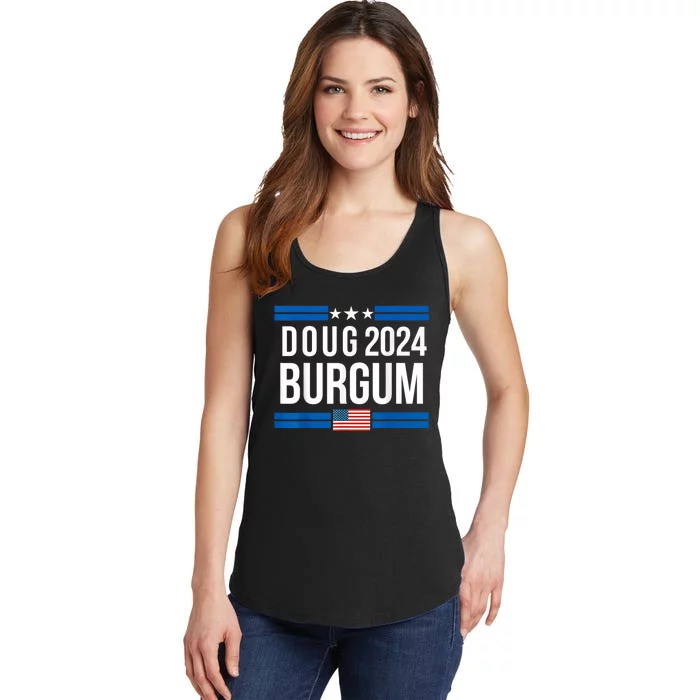 Doug Burgum American Flage 2024 Ladies Essential Tank