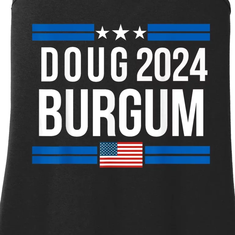 Doug Burgum American Flage 2024 Ladies Essential Tank