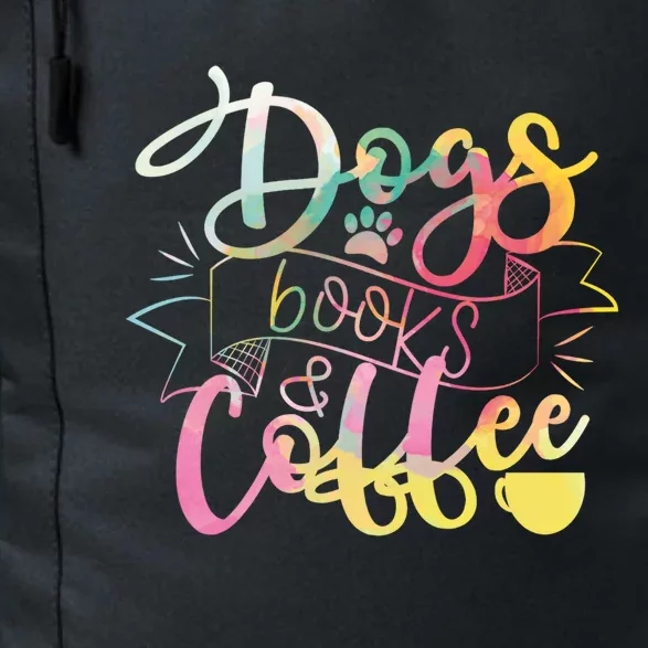 Dogs Books And Coffee Gift Daily Commute Backpack