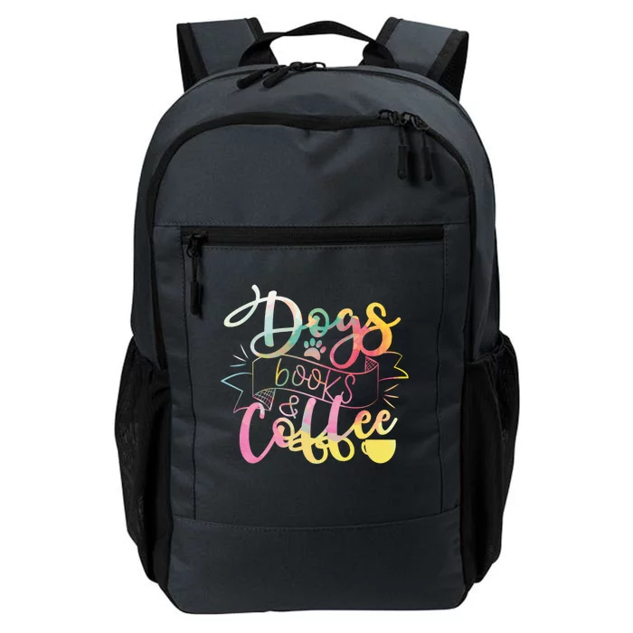 Dogs Books And Coffee Gift Daily Commute Backpack