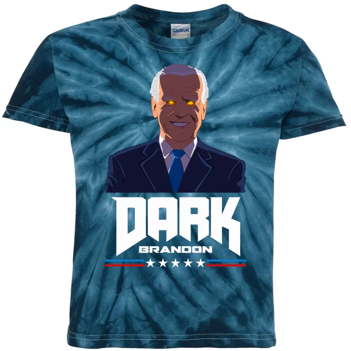 Dark Brandon Anti Joe Biden Kids Tie-Dye T-Shirt