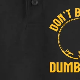 DonT Be A Dumb Bass Dry Zone Grid Performance Polo