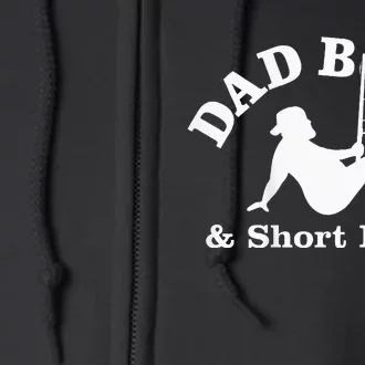 Dad Bods And Short Rods Funny Man Fishing Lovers Full Zip Hoodie