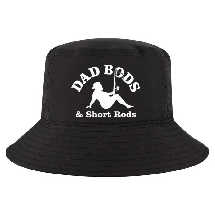 Dad Bods And Short Rods Funny Man Fishing Lovers Cool Comfort Performance Bucket Hat