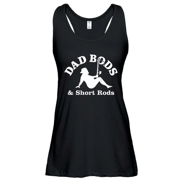 Dad Bods And Short Rods Funny Man Fishing Lovers Ladies Essential Flowy Tank