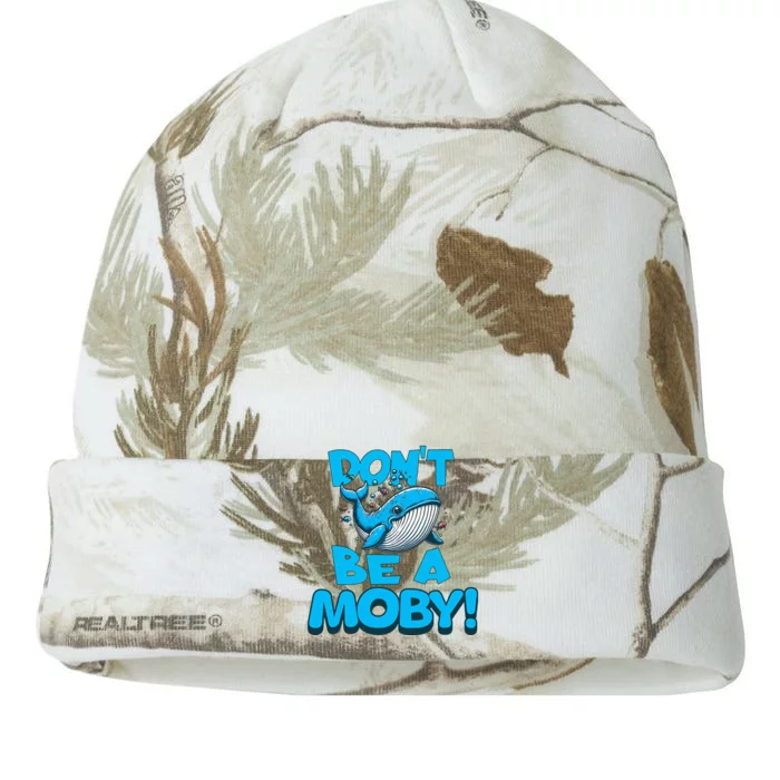 DonT Be A Moby Funny Whale Literary Humor Kati - 12in Camo Beanie