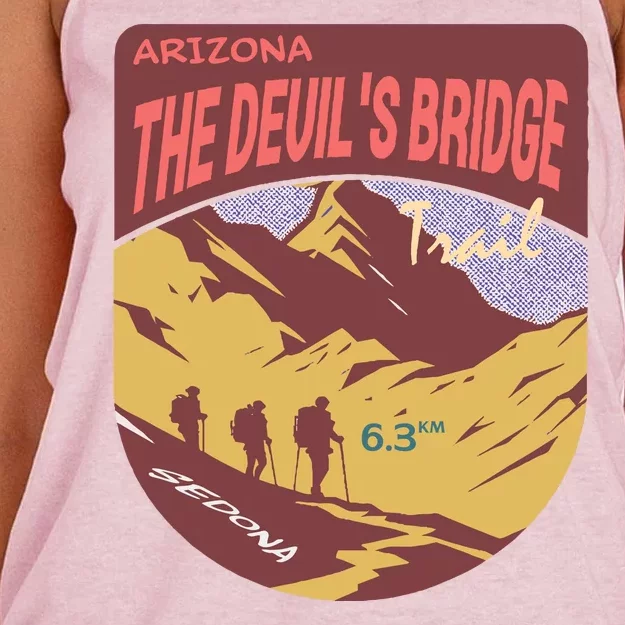 Devils Bridge Arizona Women's Knotted Racerback Tank