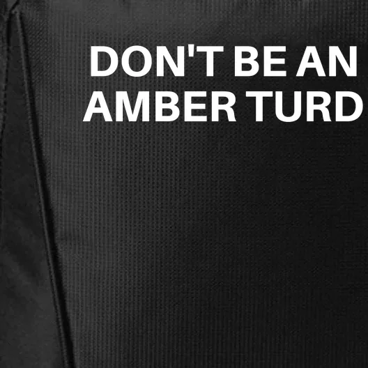 Don't Be An Amber Turd Funny Justice For Johnny City Backpack