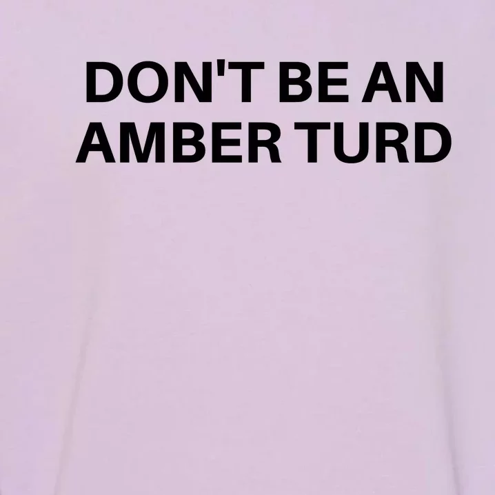 Don't Be An Amber Turd Funny Justice For Johnny Garment-Dyed Sweatshirt