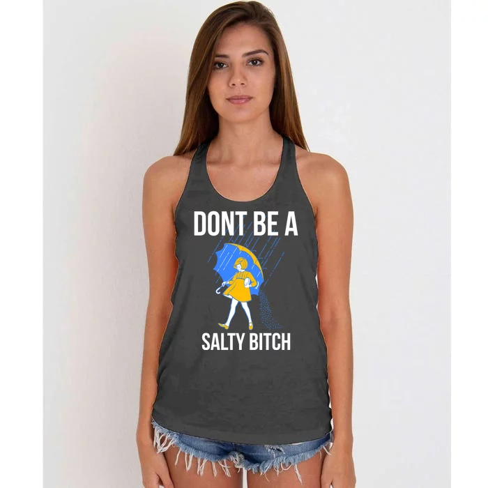 Dont Be a Salty Women's Knotted Racerback Tank