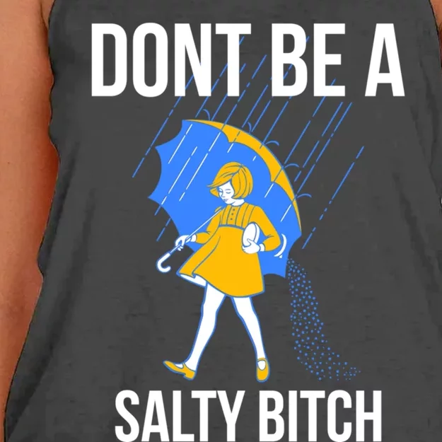 Dont Be a Salty Women's Knotted Racerback Tank