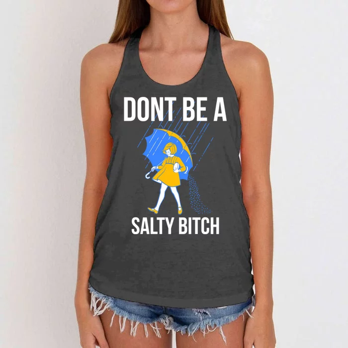 Dont Be a Salty Women's Knotted Racerback Tank