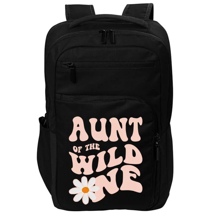 Daisy Birthday Aunt Wild One Boho 1st Birthday Matching Tee Gift Impact Tech Backpack