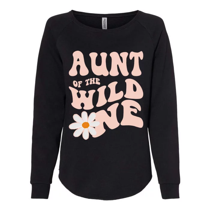 Daisy Birthday Aunt Wild One Boho 1st Birthday Matching Tee Gift Womens California Wash Sweatshirt