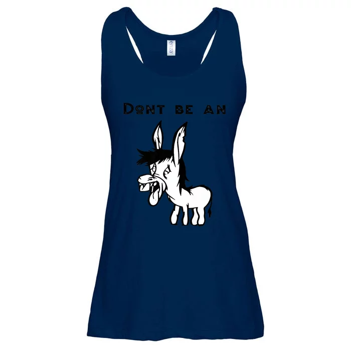 Don't Be A Donkey Ladies Essential Flowy Tank