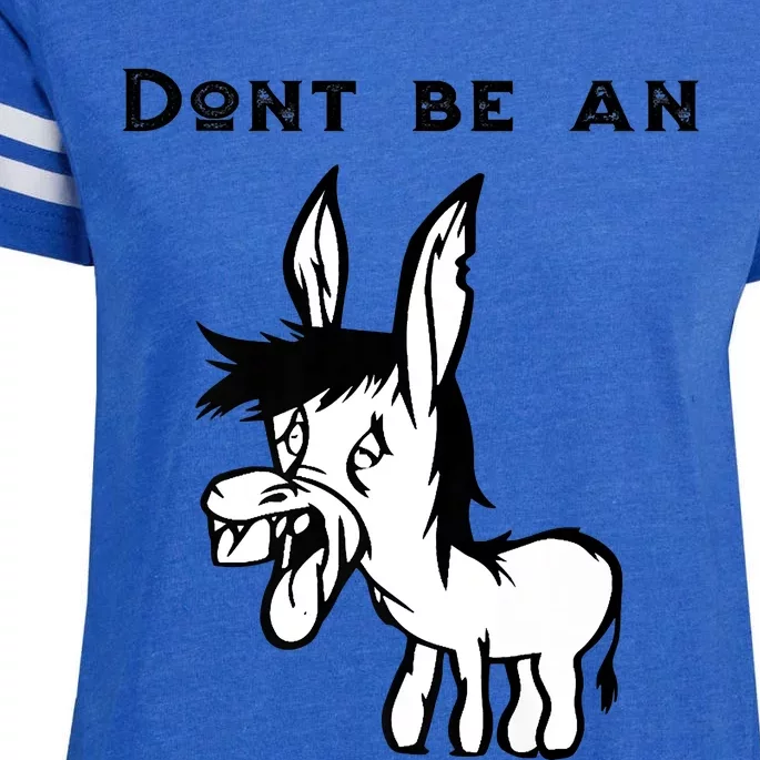 Don't Be A Donkey Enza Ladies Jersey Football T-Shirt