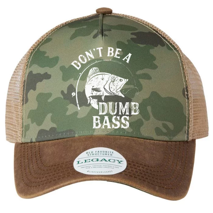 Dont Be A Dumb Bass Funny Fishing Joke Fisherman Dad Gifts Legacy Tie Dye Trucker Hat