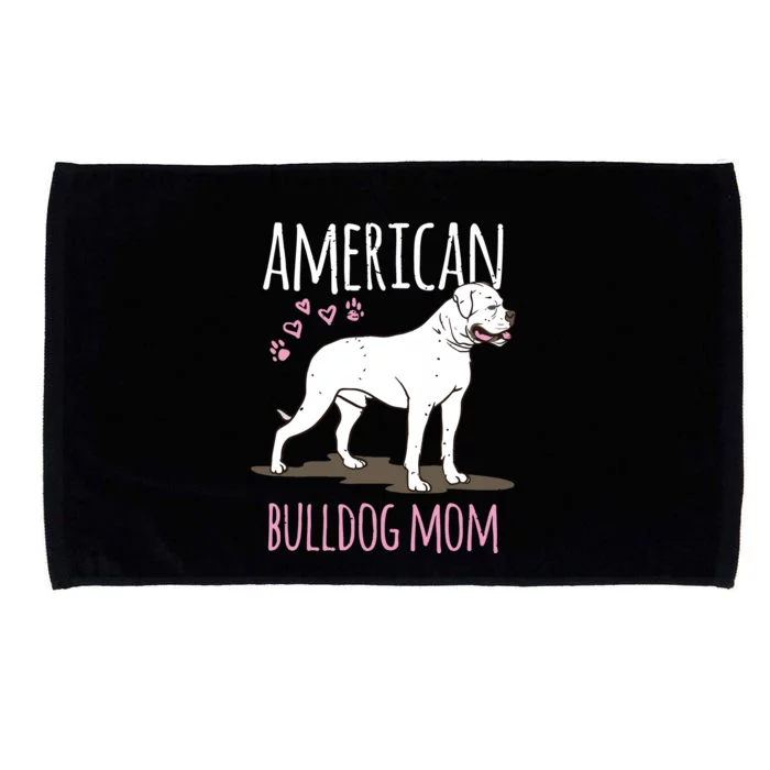 Dog Breed American Bulldog Mama Bulldog Microfiber Hand Towel