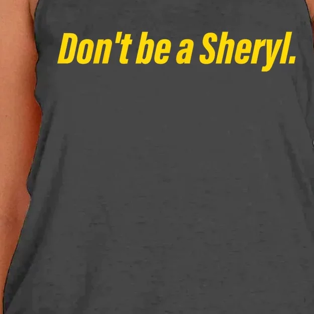 Dont Be A Sheryl Dont Be A Sheryl Women's Knotted Racerback Tank