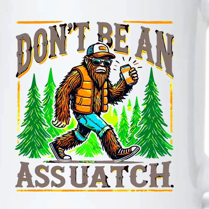 Dont Be An Assquatch Black Color Changing Mug