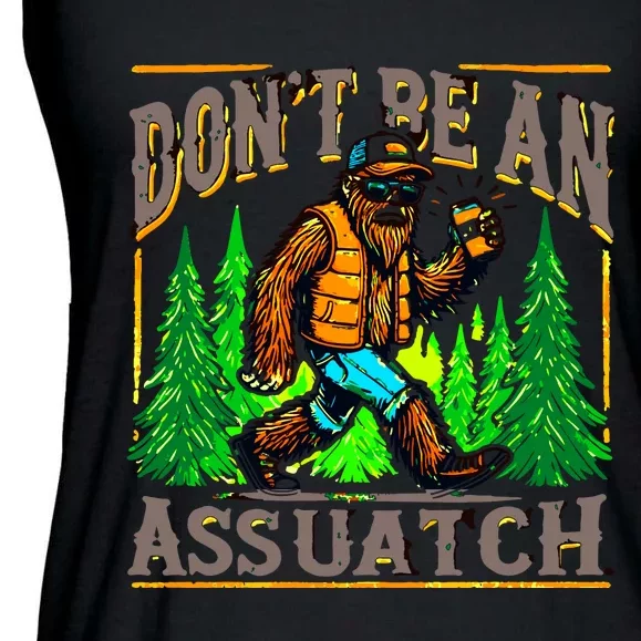 Dont Be An Assquatch Ladies Essential Flowy Tank