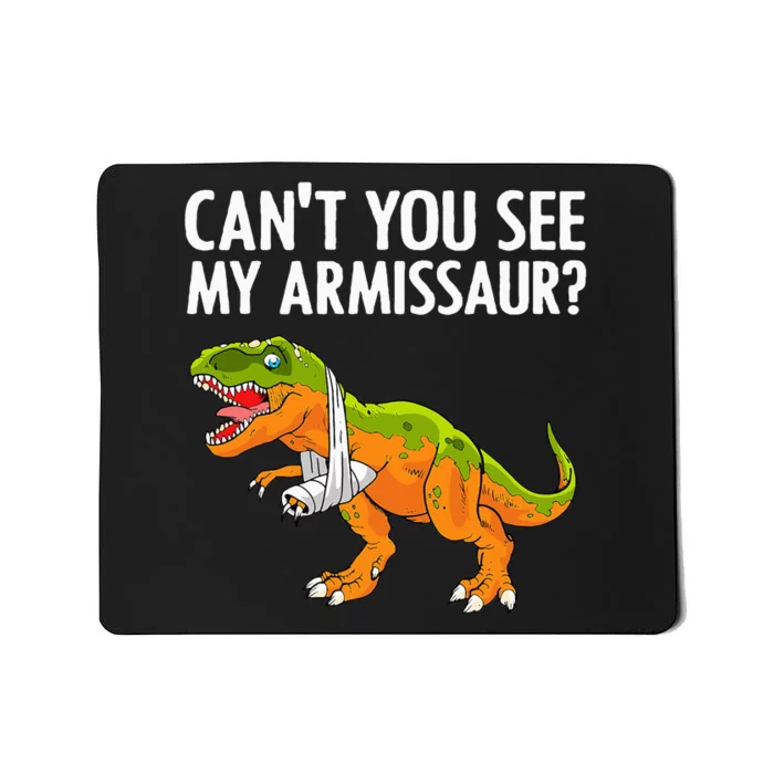 Dinosaur Broken Arm For Hand Wrist Injury Mousepad