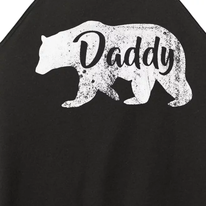 Daddy Bear Awesome Camping Women’s Perfect Tri Rocker Tank