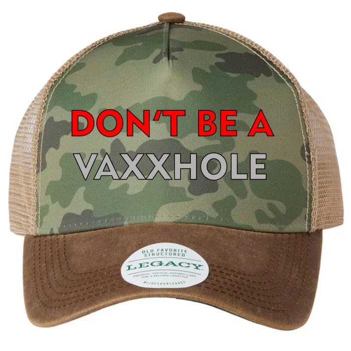 Don't Be A Vaxxhole Legacy Tie Dye Trucker Hat