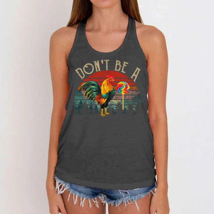 Dont Be A Sucker Women's Knotted Racerback Tank