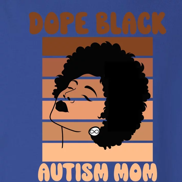 Dope Black Autism Mom Afro Autistic Son Neurodiversity Gift Toddler Long Sleeve Shirt