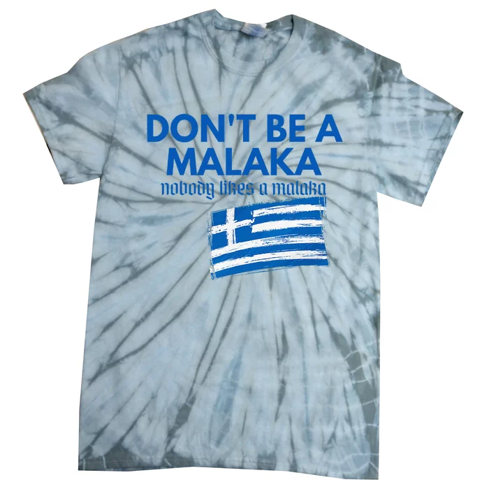 DonT Be A Malaka Medusa Greek Tie-Dye T-Shirt