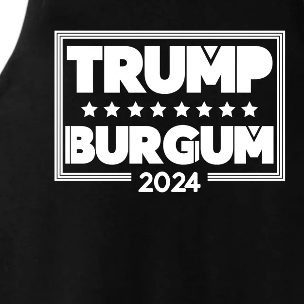 Doug Burgum And Donald Trump Election 2024 Cute Gift Ladies Tri-Blend Wicking Tank