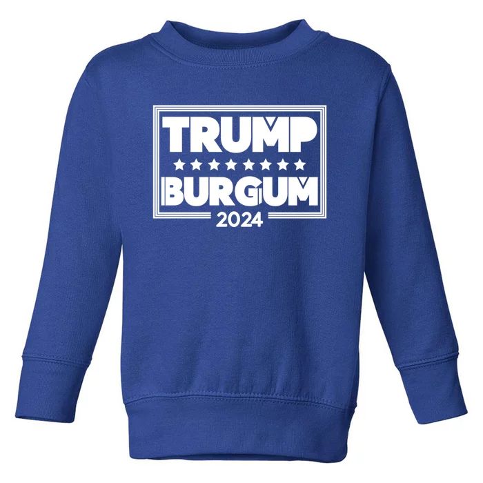 Doug Burgum And Donald Trump Election 2024 Cute Gift Toddler Sweatshirt