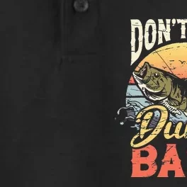 Don't Be A Dumb Bass Funny Angler Fishing Fisherman Dry Zone Grid Performance Polo