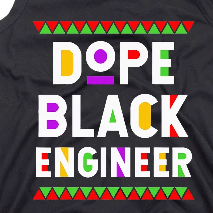 Dope Black African American Job Proud Profession Tank Top