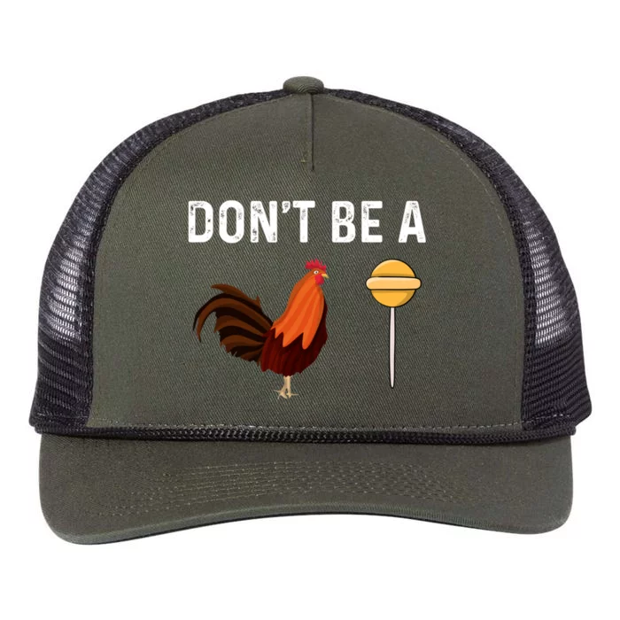 DonT Be A Cock Or A Sucker Retro Rope Trucker Hat Cap