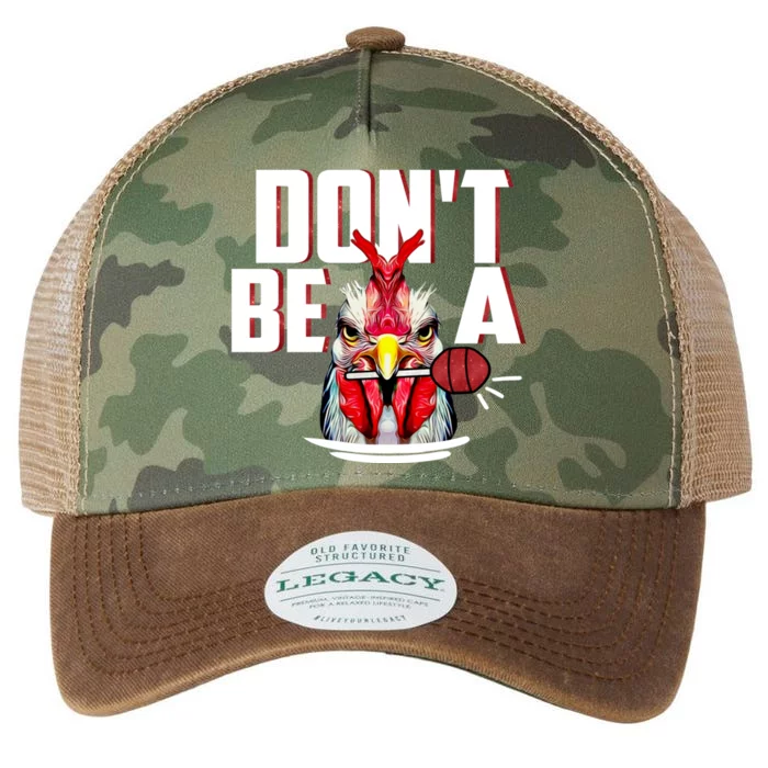 Dont Be A Cock Sucker Rooster Lollipop Funny Fathers Day Legacy Tie Dye Trucker Hat