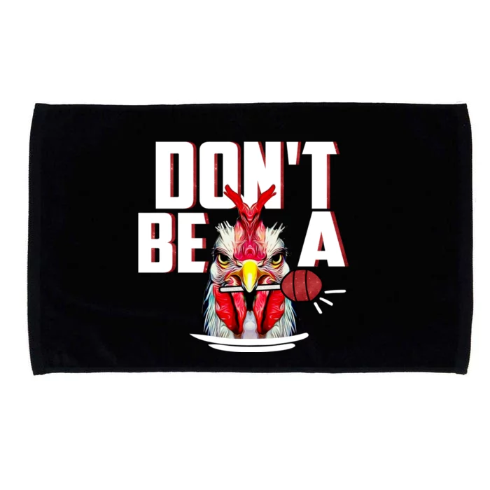 Dont Be A Cock Sucker Rooster Lollipop Funny Fathers Day Microfiber Hand Towel