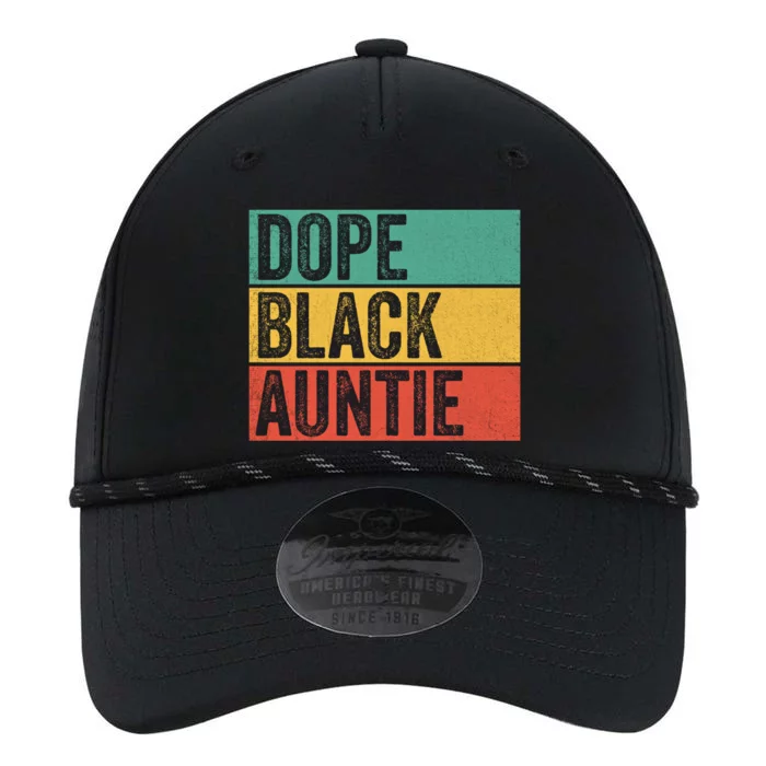 Dope Black Auntie Black Pride Black Mothers Matter Mom Retro Gift Performance The Dyno Cap