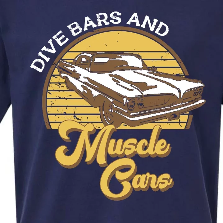 Drive Bars And Muscle Cars Sueded Cloud Jersey T-Shirt